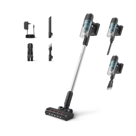 Aspirator vertical Philips XC3031/01, seria 3000, sistem de filtrare in 3 etape, autonomie 60 de minute, cap de aspirare cu LED,